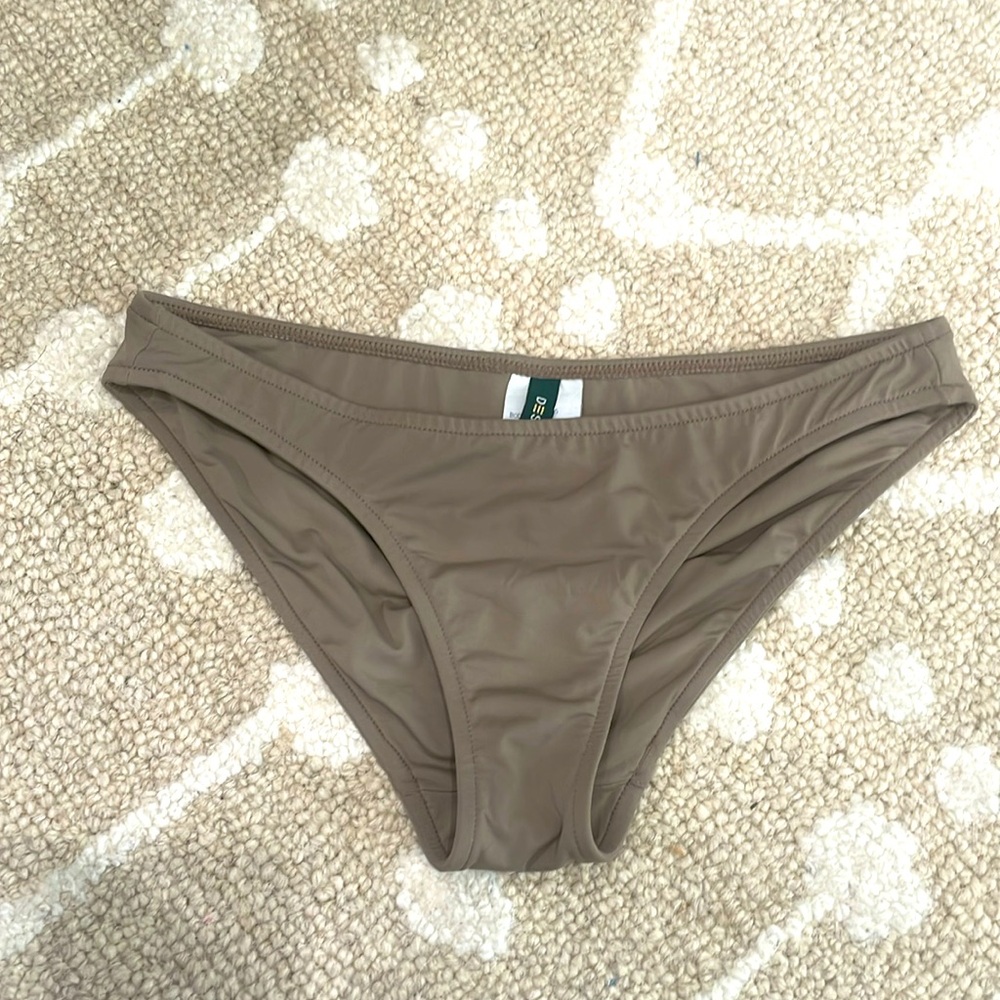 DESPI swimsuit bottom | size: small | neutral color - oatmeal/taupe